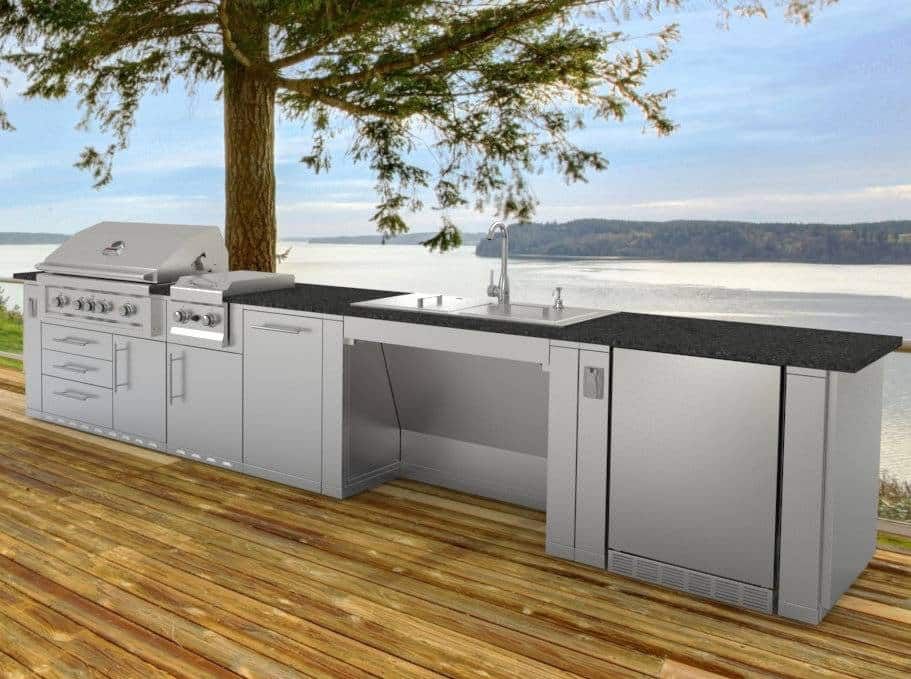 Sunstone 44" ADA-Compliant Combo Sink Base Cabinet