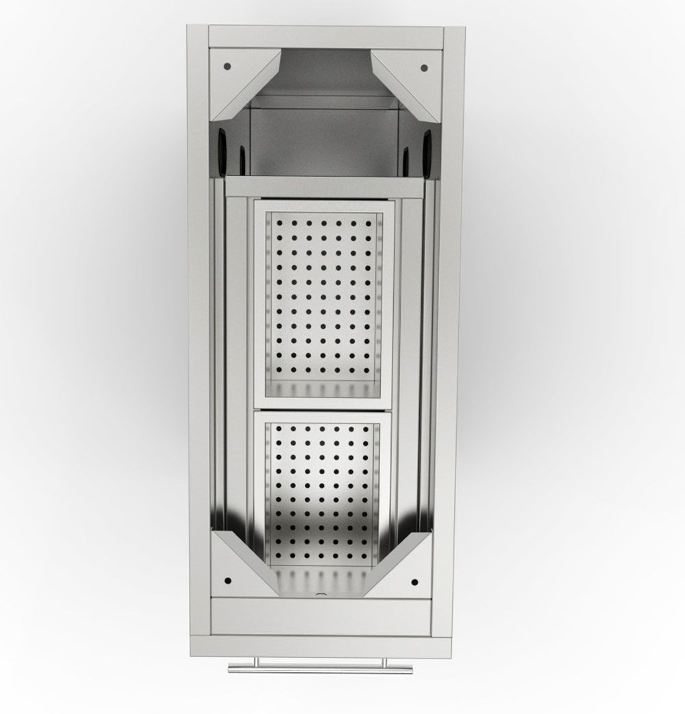 Sunstone 12" Spice Rack Drawer Cabinet w/Removable Bins