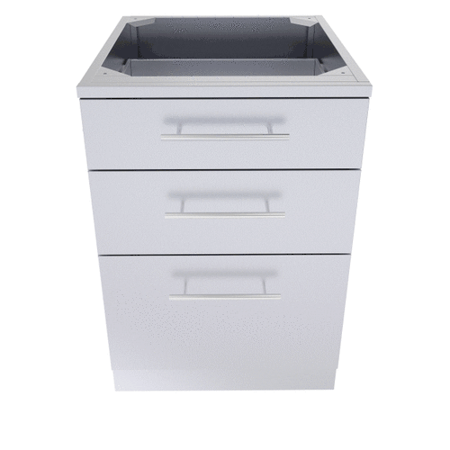 Sunstone 24" Large Triple Drawer Base Cabinet