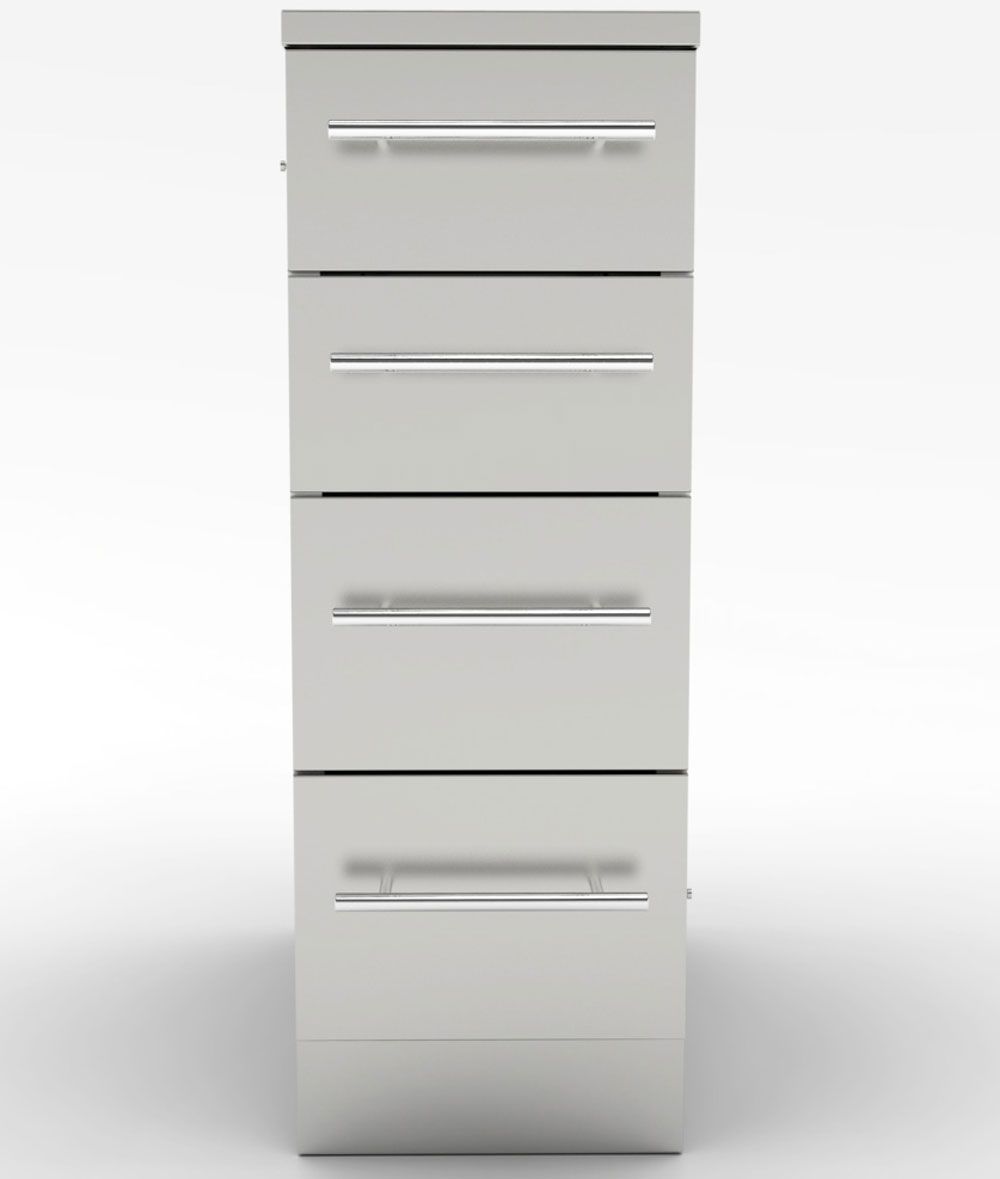 Sunstone 12" 4-Multi Drawer Base Cabinet