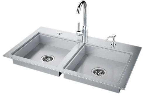 Sunstone 37" ADA-Compliant Double Sink