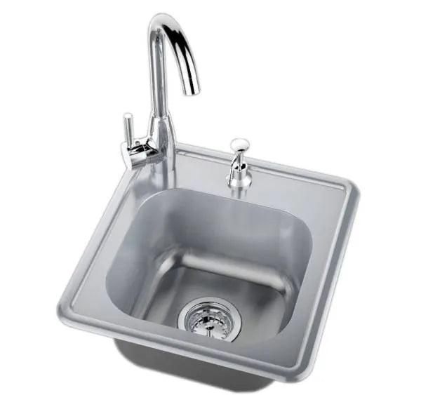 Sunstone 17" Single Sink with Faucet