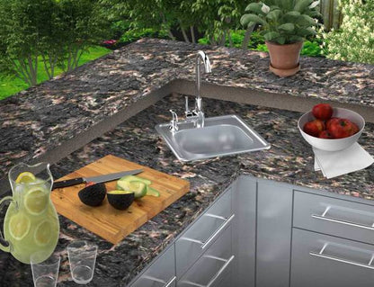 Sunstone 17" Single Sink with Faucet