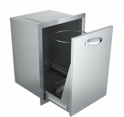 Sunstone Classic Series 20" Enclosed Trash Drawer w/Trash Bag Ring & Counter Punch-Out