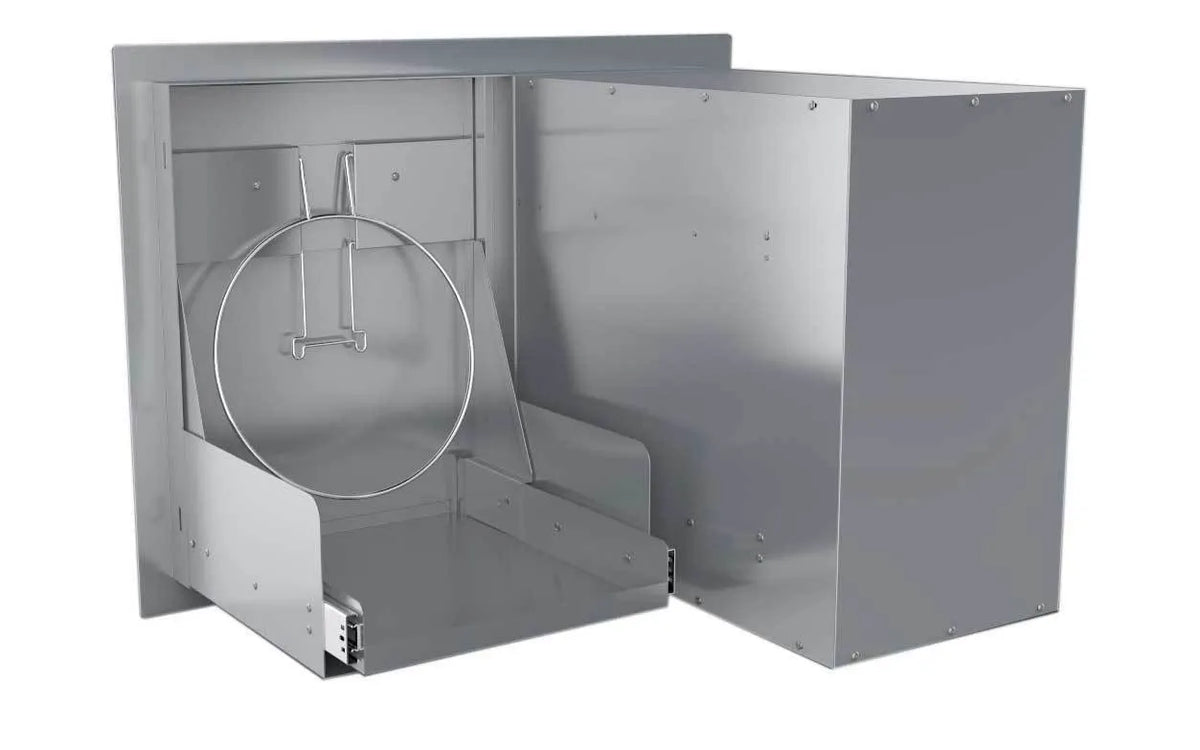 Sunstone Classic Series 30" Double Drawer Propane Tank Drawer w/Trash Bag Ring