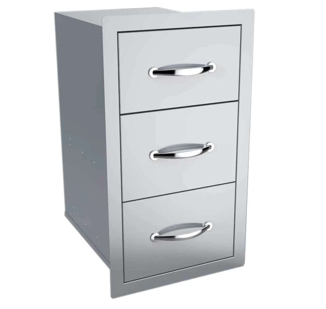 Sunstone Classic Series 17" Double Drawer & Paper Towel Holder Combo