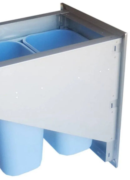 Sunstone Signature Series 20" x 27" Trash Drawer w/Two Trash Bins