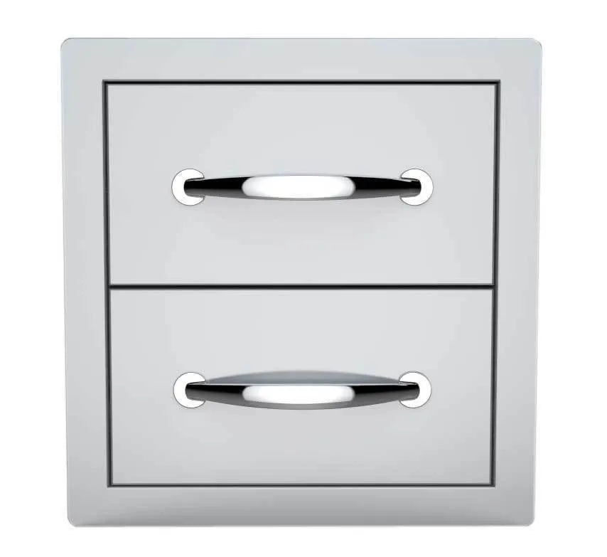 Sunstone Classic Series 14" Flush Double Access Drawer