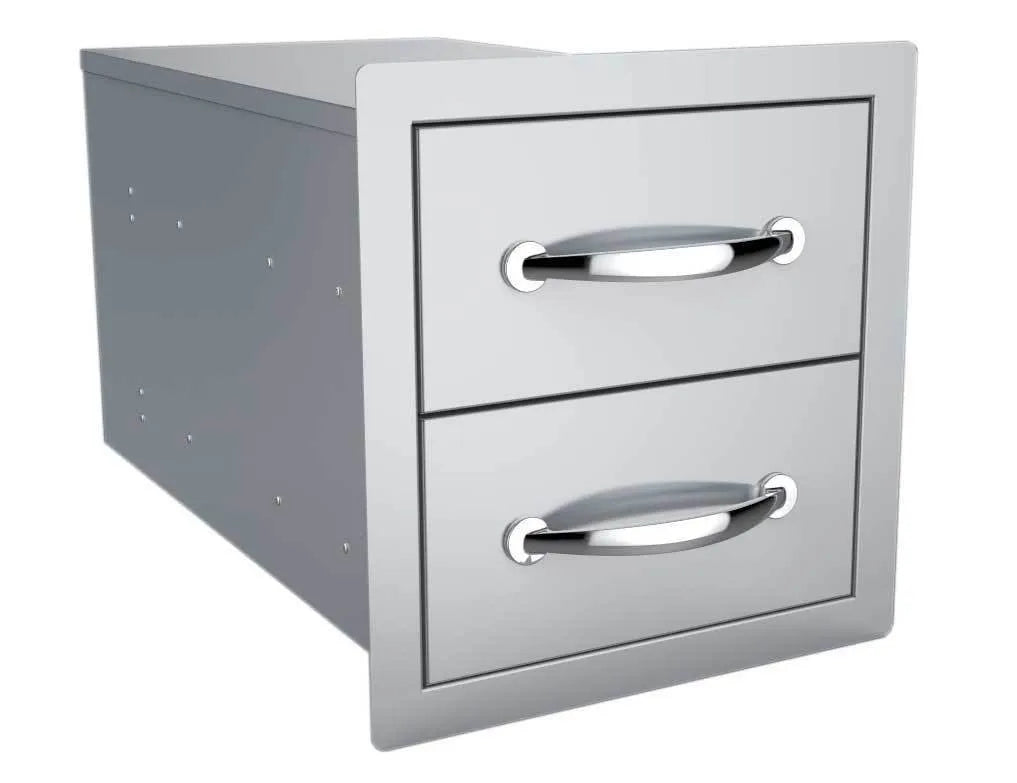 Sunstone Classic Series 14" Flush Double Access Drawer
