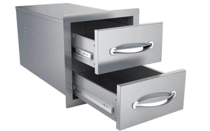 Sunstone Classic Series 14" Flush Double Access Drawer