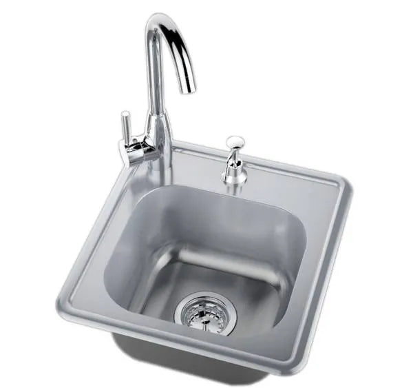 Sunstone 17" Single Sink with Faucet