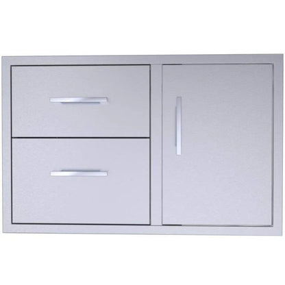 Sunstone Signature Series 36" Double Drawer & Door Combo w/Removable Support Frame