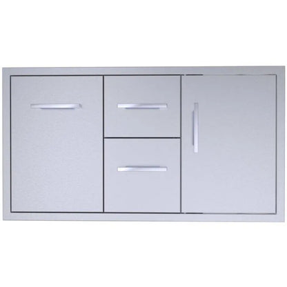 Sunstone Signature Series 42" Double Drawer & Door Combo w/Removable Support Frame