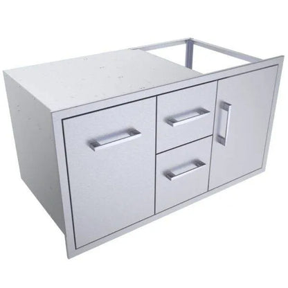 Sunstone Signature Series 42" Double Drawer & Door Combo w/Removable Support Frame