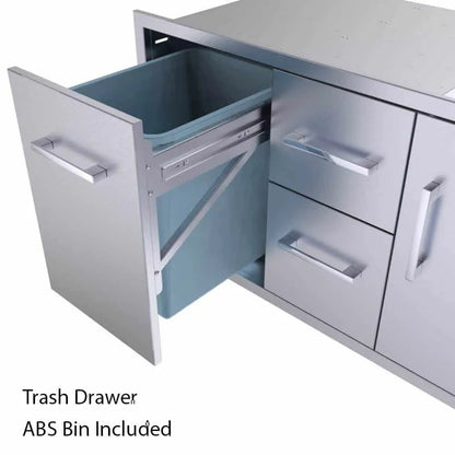 Sunstone Signature Series 42" Double Drawer & Door Combo w/Removable Support Frame