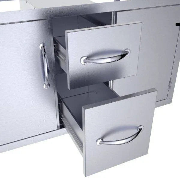Sunstone Classic Series 42" Double Drawer & Door Combo