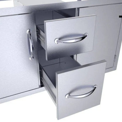 Sunstone Classic Series 42" Double Drawer & Door Combo