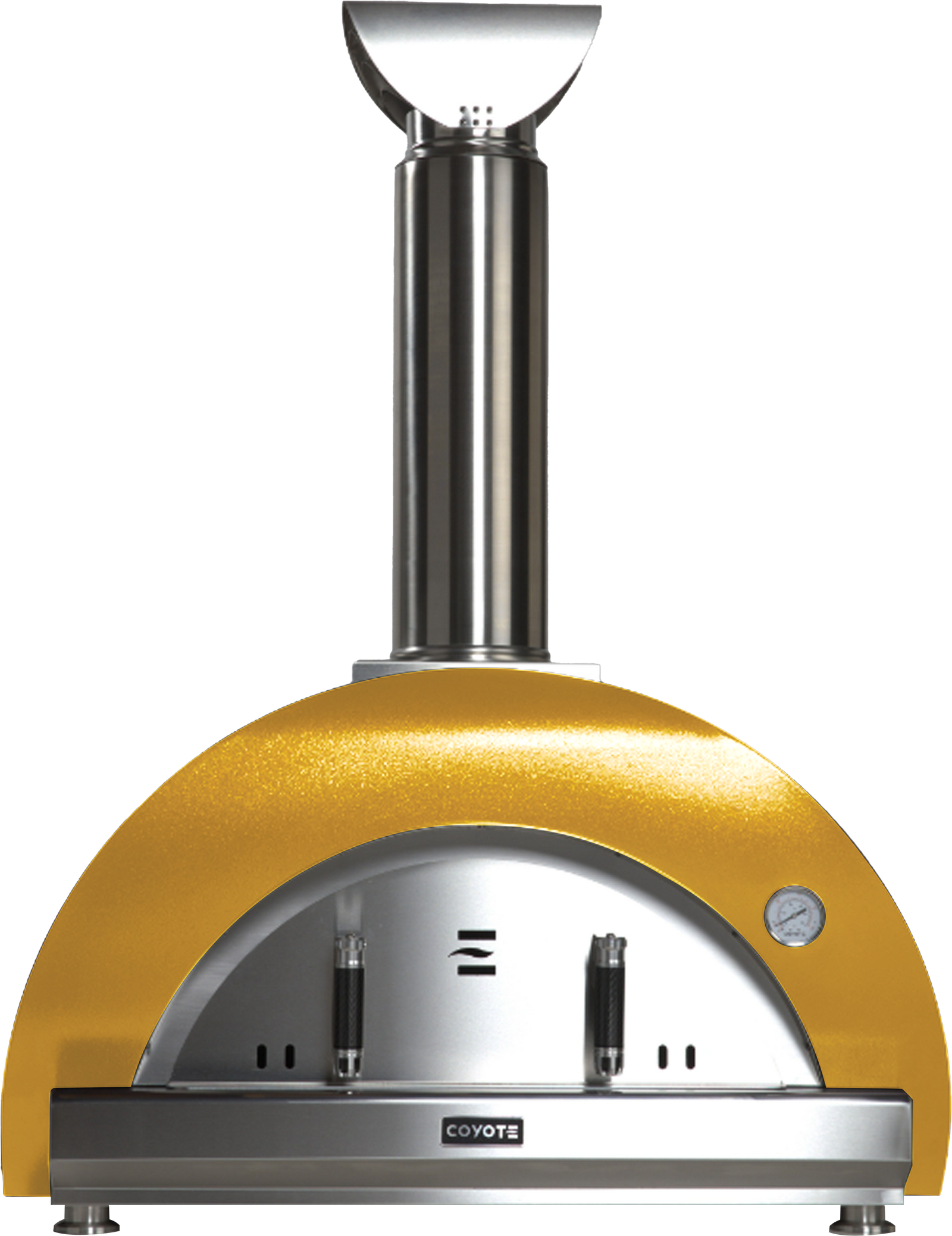 Coyote 40" Wood-Fired Outdoor Pizza Oven- Yellow