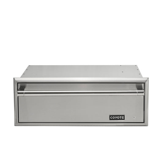 Coyote 30" Outdoor Warming Drawer – 304 Stainless Steel (C3-WD)