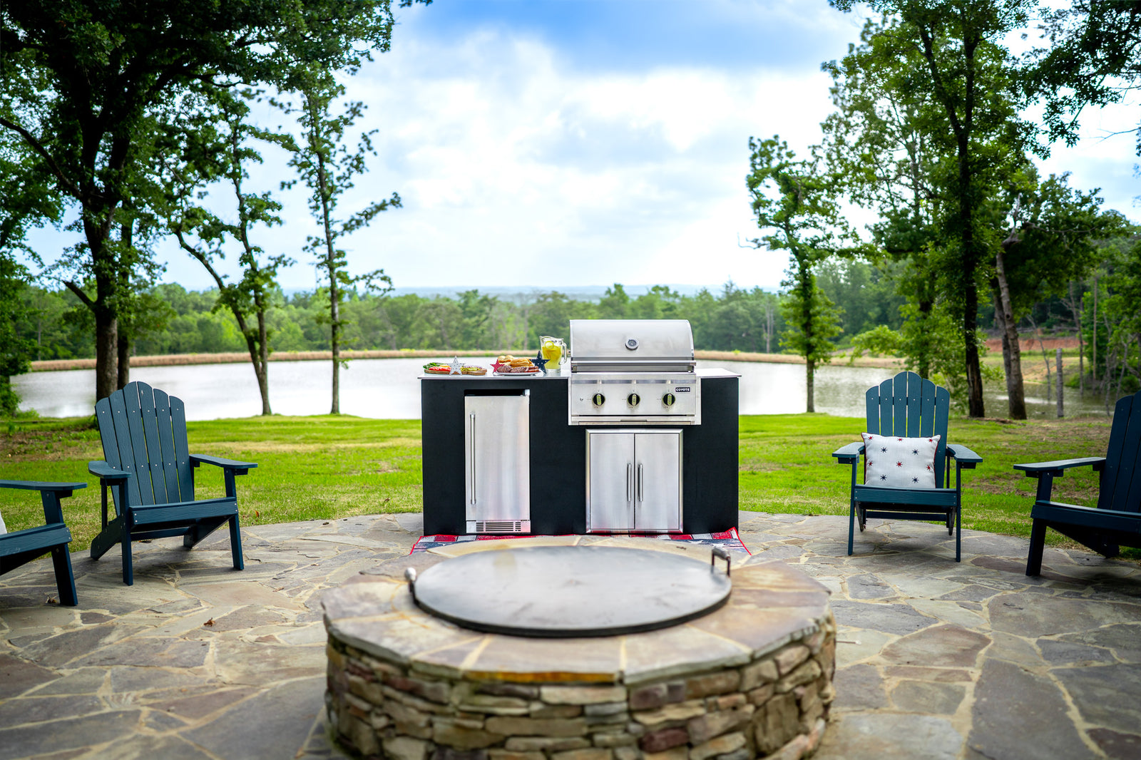 Coyote 6-Foot Outdoor Kitchen Island