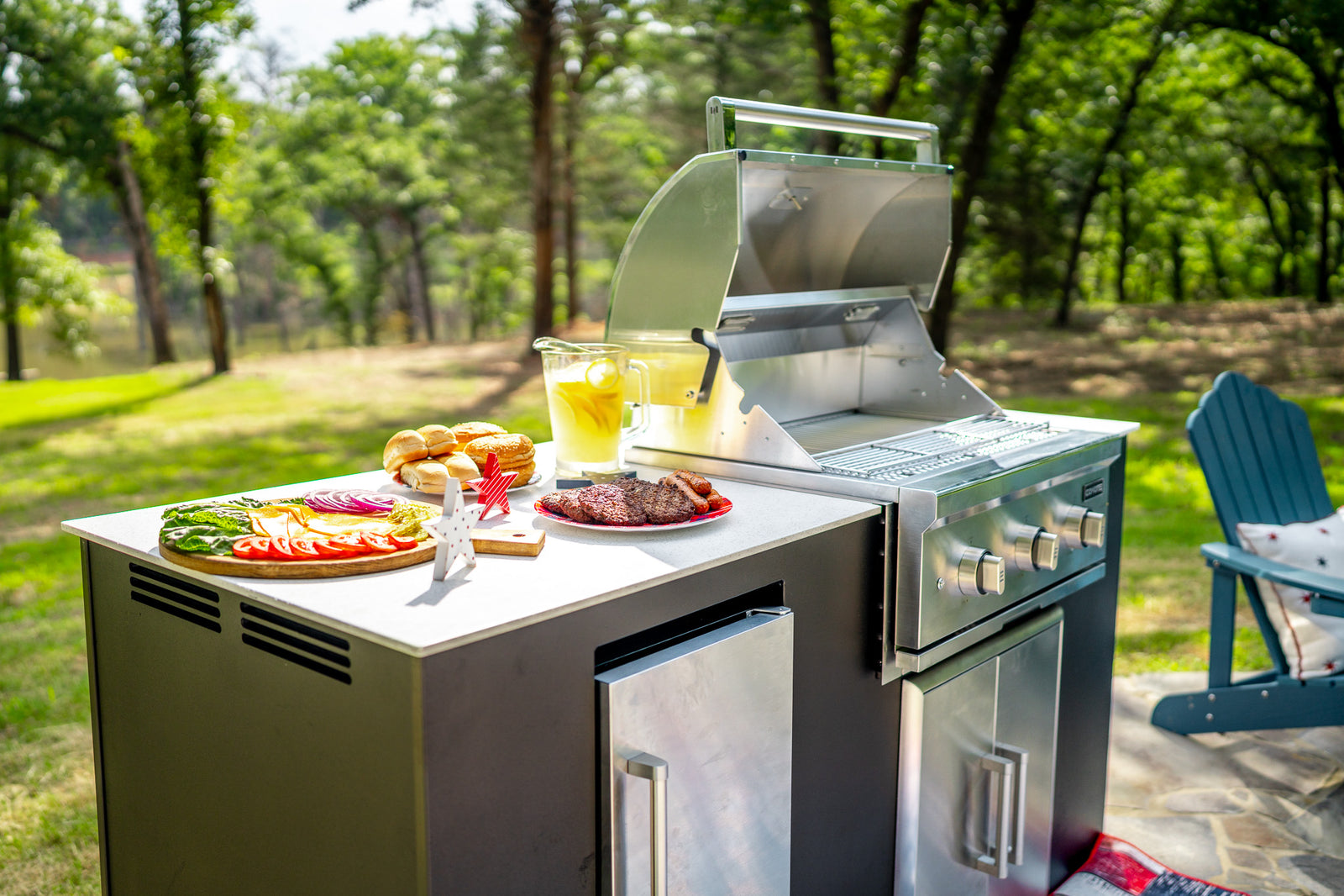 Coyote 6-Foot Outdoor Kitchen Island