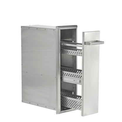 Coyote Pull-Out Spice Rack – 304 Stainless Steel (C3-SPRK)