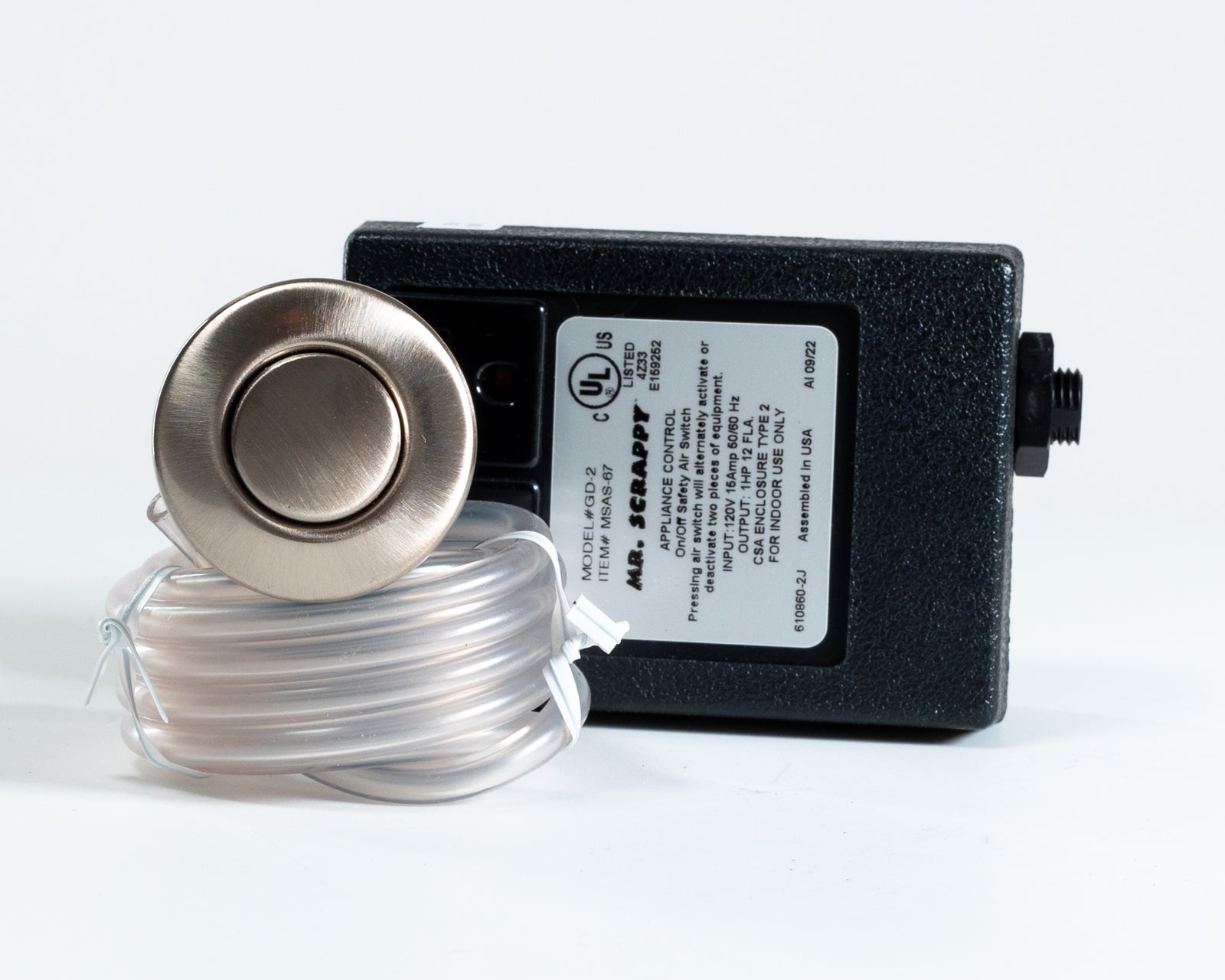 Cameo Air Switch - Brushed Nickel