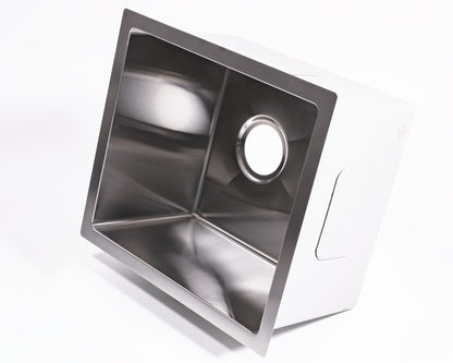 Cameo 16" Single Bowl Under-mount Square Sink