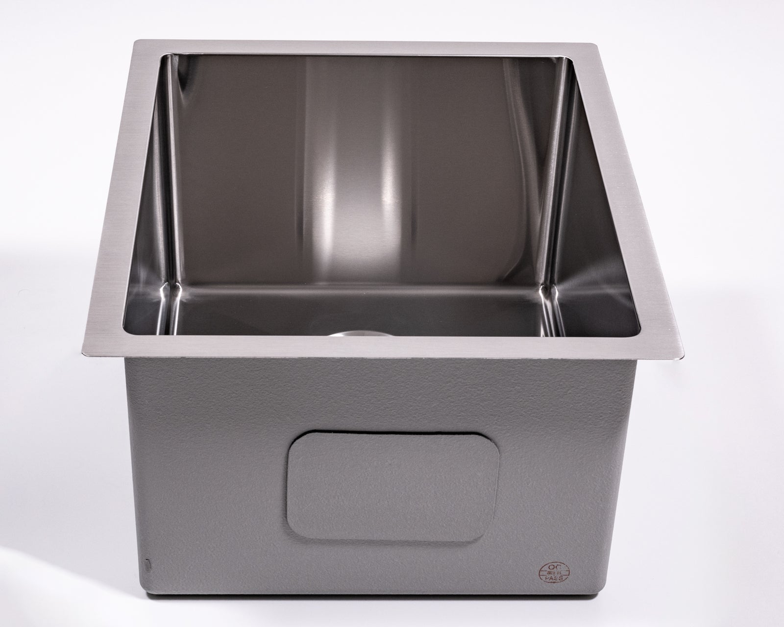 Cameo 16" Single Bowl Under-mount Square Sink