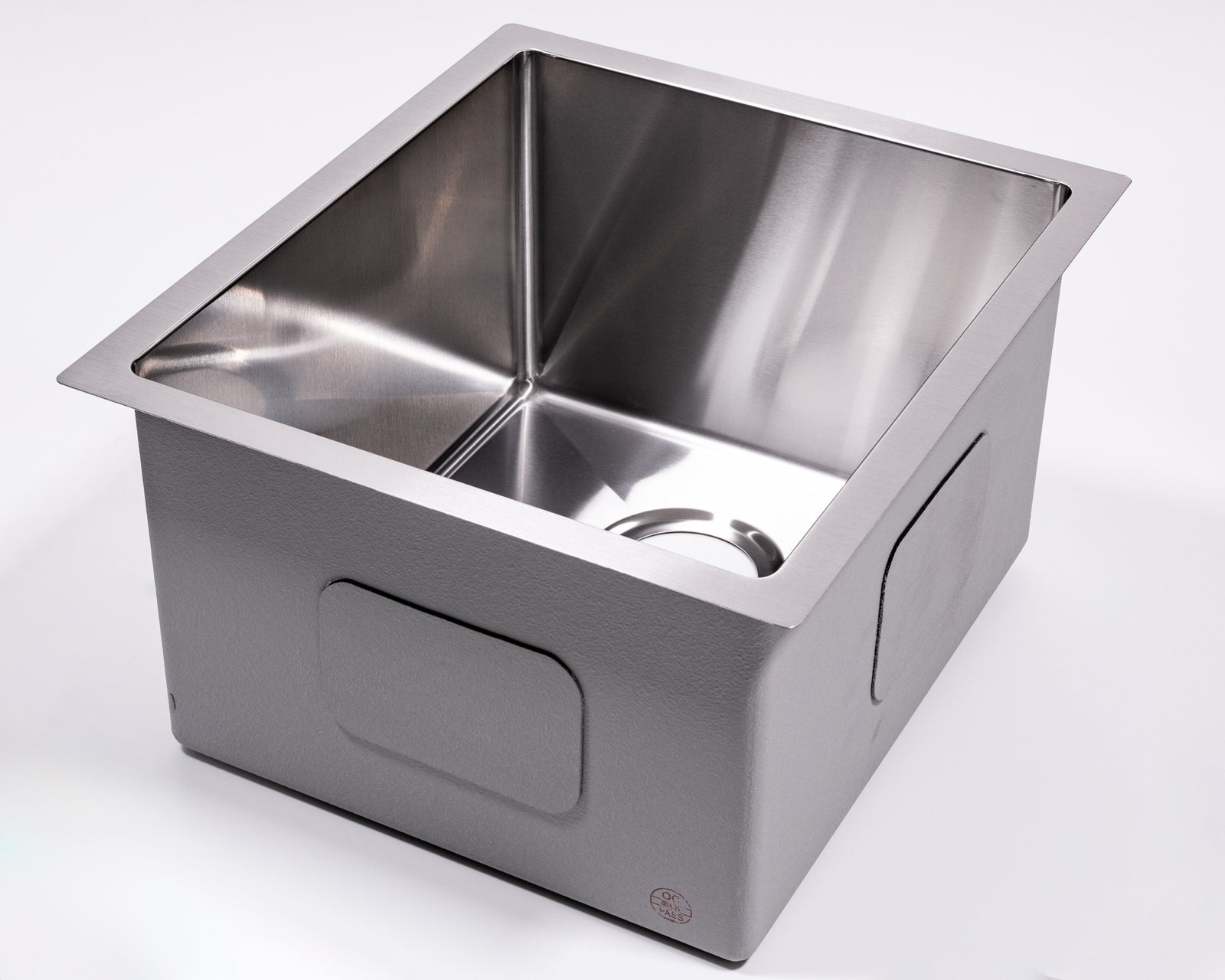 Cameo 16" Single Bowl Under-mount Square Sink