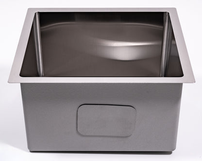 Cameo 16" Single Bowl Under-mount Square Sink