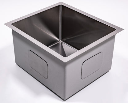 Cameo 16" Single Bowl Under-mount Square Sink