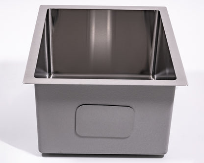 Cameo 16" Single Bowl Under-mount Square Sink