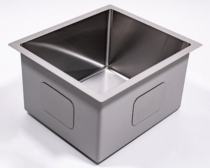 Cameo 16" Single Bowl Under-mount Square Sink