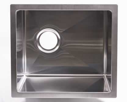 Cameo 16" Single Bowl Under-mount Square Sink