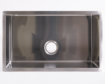Cameo 30" Single Bowl Under-mount Square Sink