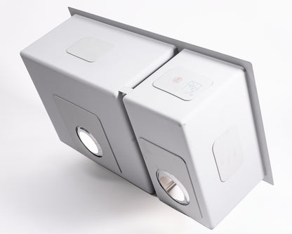 Cameo 32" Double Bowl Diamond Stainless Steel Sink (70/30 Split)