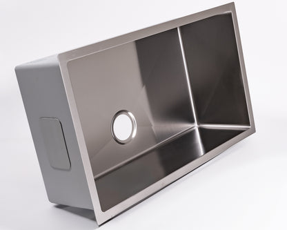 Cameo 32" Single Bowl Under-mount Square Sink