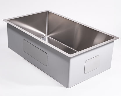 Cameo 32" Single Bowl Under-mount Square Sink
