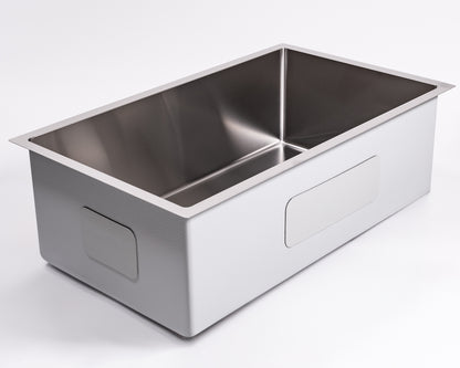 Cameo 32" Single Bowl Under-mount Square Sink