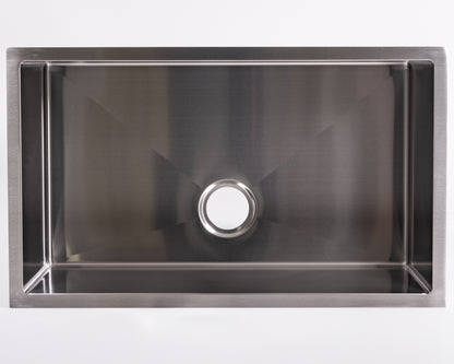 Cameo 32" Single Bowl Under-mount Square Sink