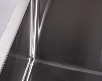 Cameo 32" Double Bowl Diamond Stainless Steel Sink (70/30 Split)