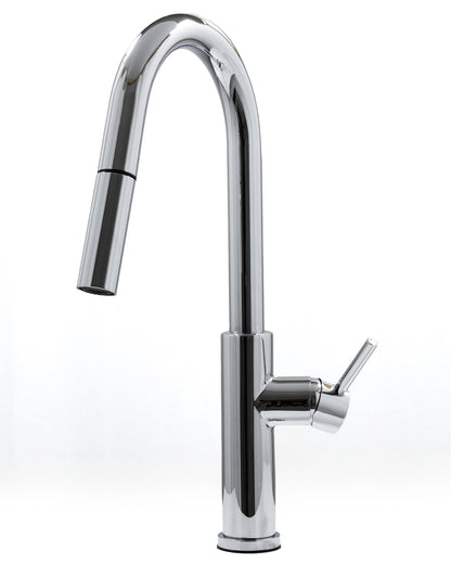 Cameo Pull-Down Kitchen Faucet (Polished Chrome)