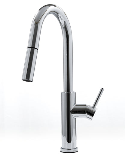 Cameo Pull-Down Kitchen Faucet (Polished Chrome)