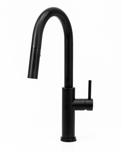 Cameo Pull-Down Kitchen Faucet (Matte Black)