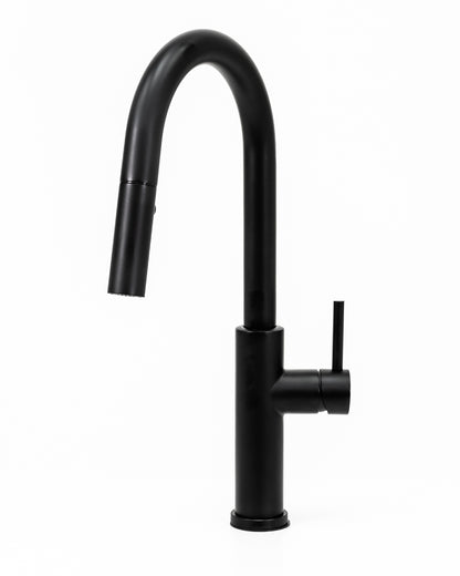Cameo Pull-Down Kitchen Faucet (Matte Black)