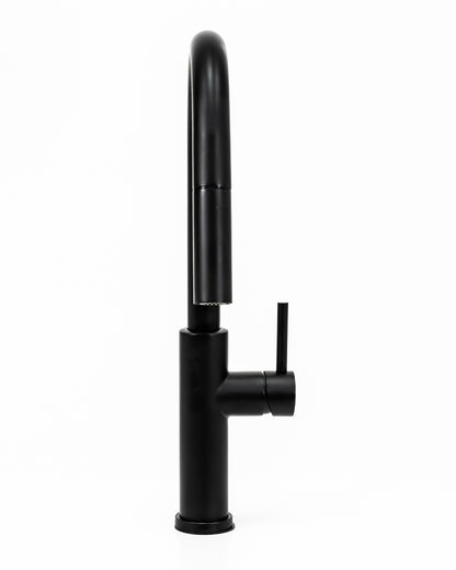 Cameo Pull-Down Kitchen Faucet (Matte Black)
