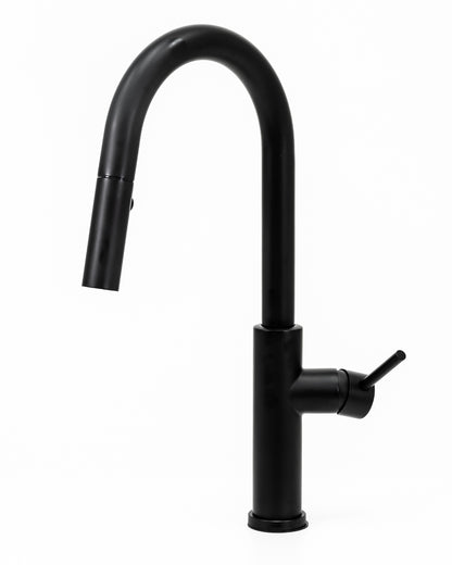 Cameo Pull-Down Kitchen Faucet (Matte Black)