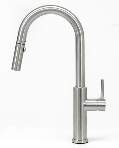 Cameo Pull-Down Kitchen Faucet (Stainless Steel)