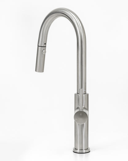 Cameo Pull-Down Kitchen Faucet (Stainless Steel)